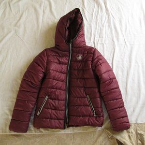 Body Glove Puffer Jacket Hooded Small